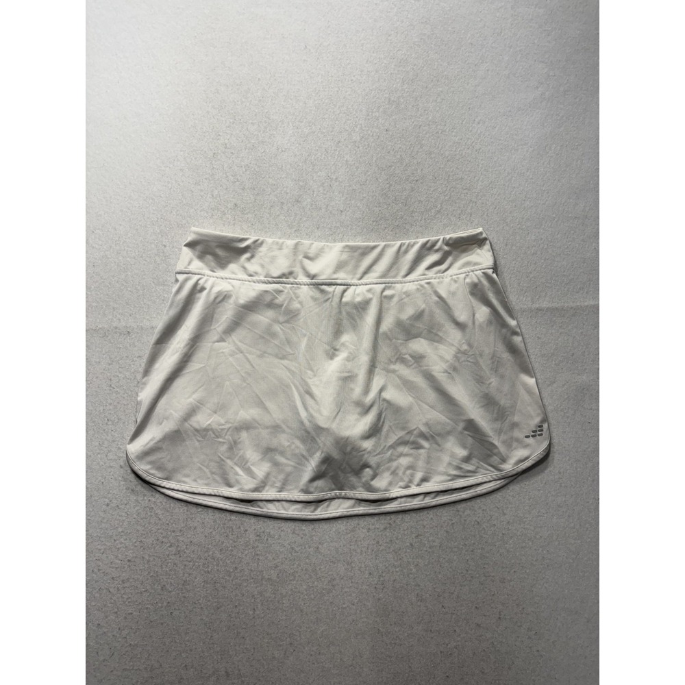 BCG Skort Womens XL White Athletic Lightweight Stretch Pull On Tennis Running